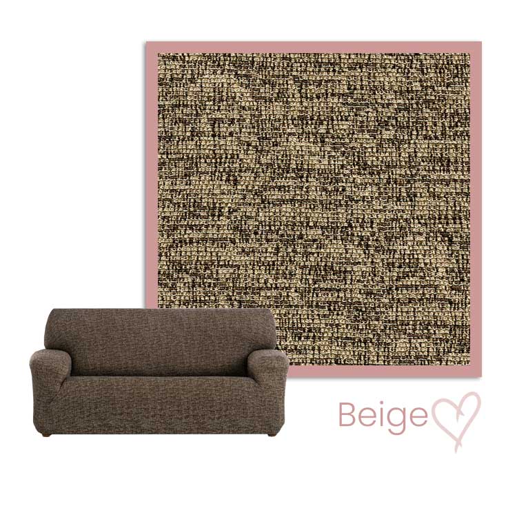 Kleurstaal bankhoes Malta Beige