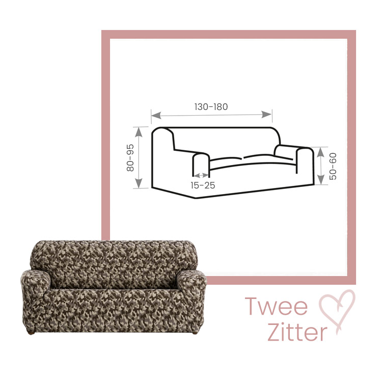 Afmetingen Bankhoes Camo