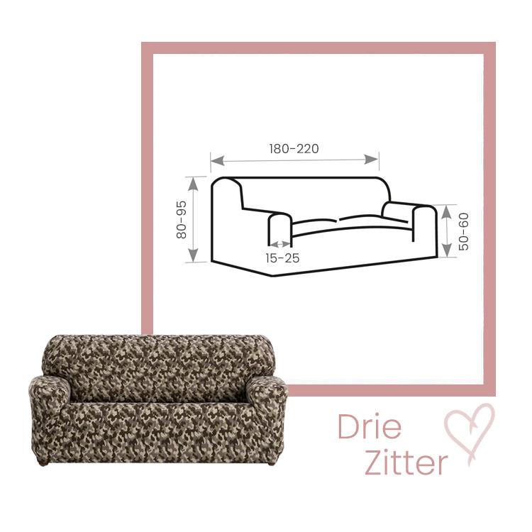 Afmetingen Bankhoes Camo