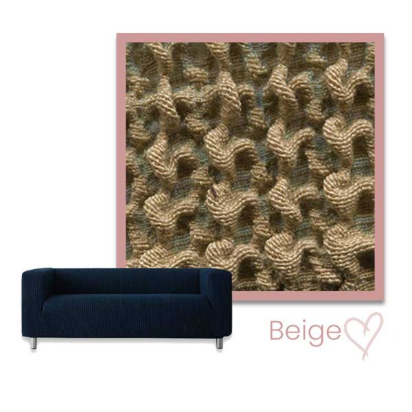 Kleurstaal Bankhoes Milos Klippan Beige