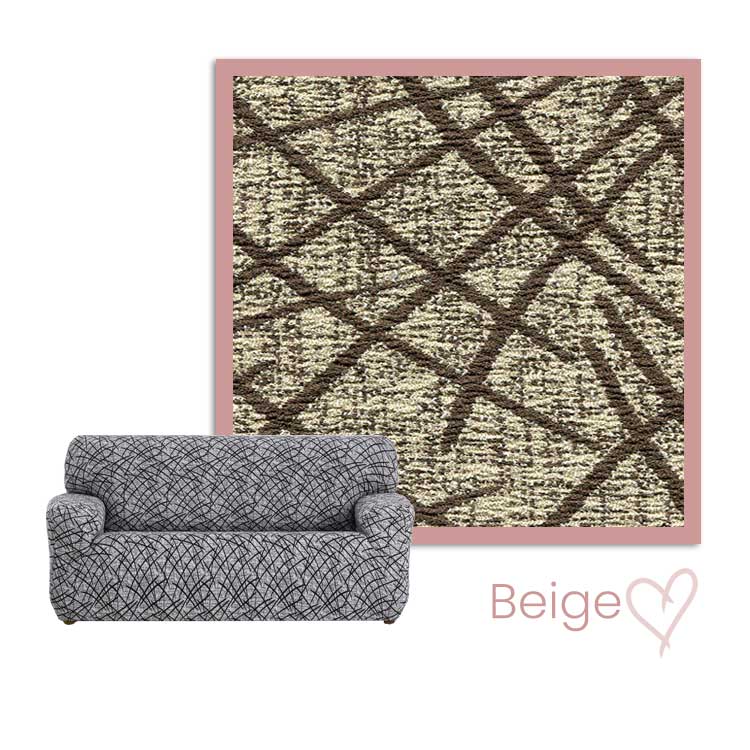 Kleurstaal Bankhoes Grecia Beige