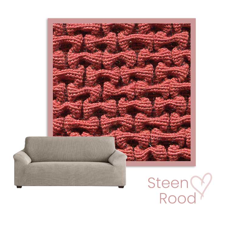 Kleurstalen-bankhoes-Milan-Steenrood Kleurstaal Bankhoes Milan Steenrood