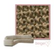 Bankhoes Milos Ronde Hoek Beige