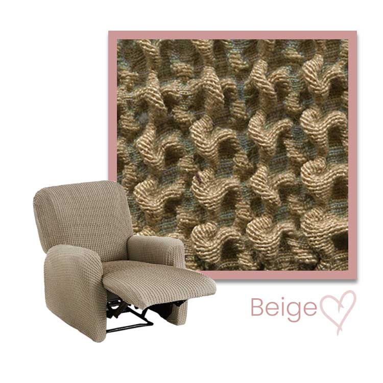 Kleurstaal Milos Relax Fauteuil Beige