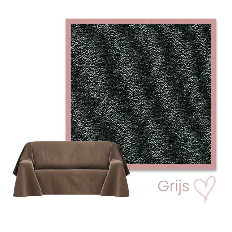 Kleurstaal Foulard Banes Grijs