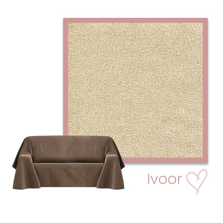Kleurstaal Foulard Banes Ivoor