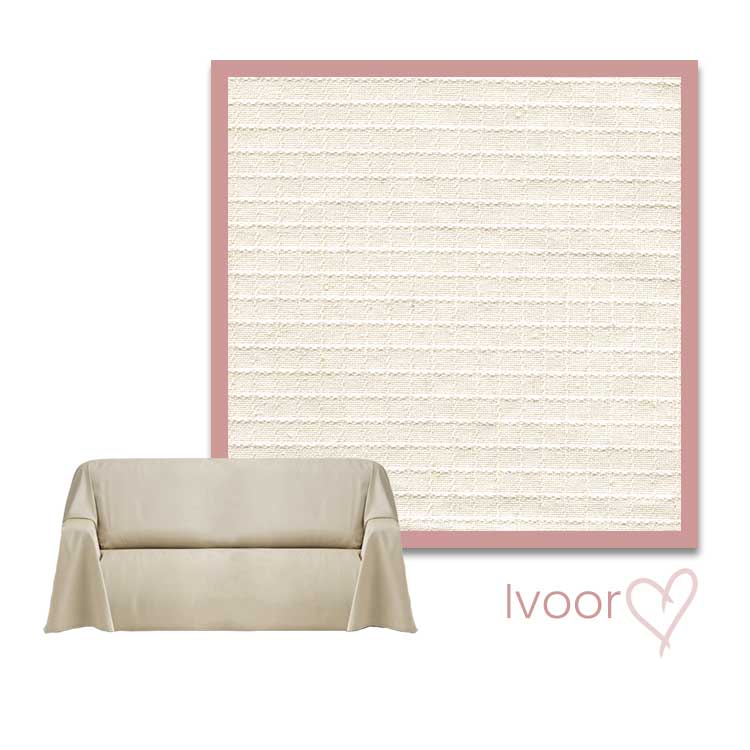 Foulard Praga Kleurstaal Ivoor