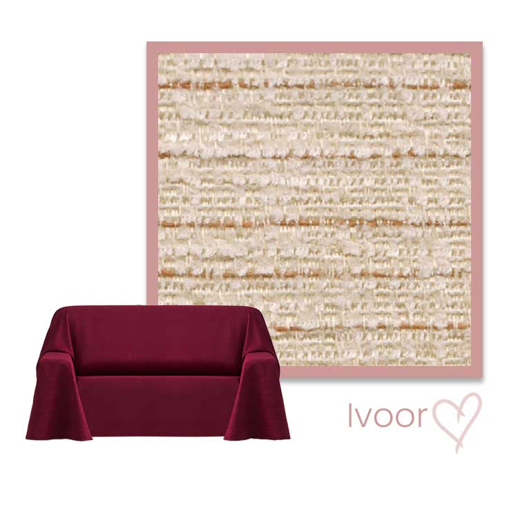 Kleurstaal Kioto Foulard Ivoor