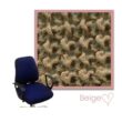 Kleurstaal bureaustoelhoes Beige