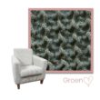 Kleurstaal Fauteuil hoes op maat groen