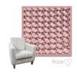 Kleurstaal Fauteuil hoes op maat roze