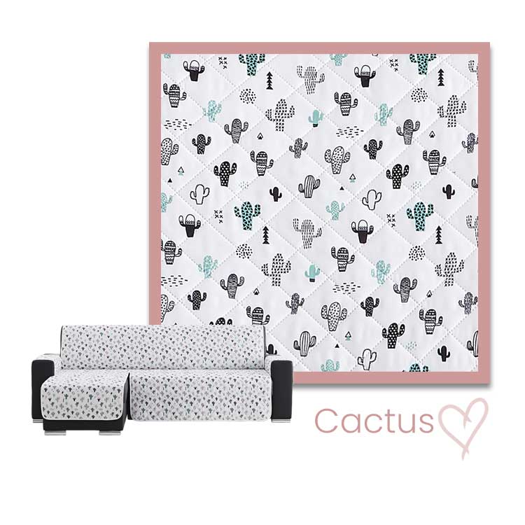 Bankbeschermer Cactus Chaise Longue Links Kleurstaal