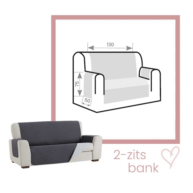 Bankbeschermer Duo Quilts Twee zitbank