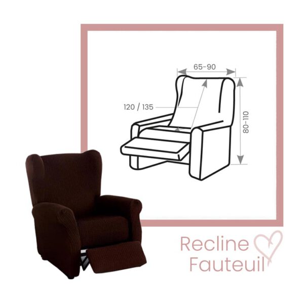 Afmetingen Milos Recline Fauteuil