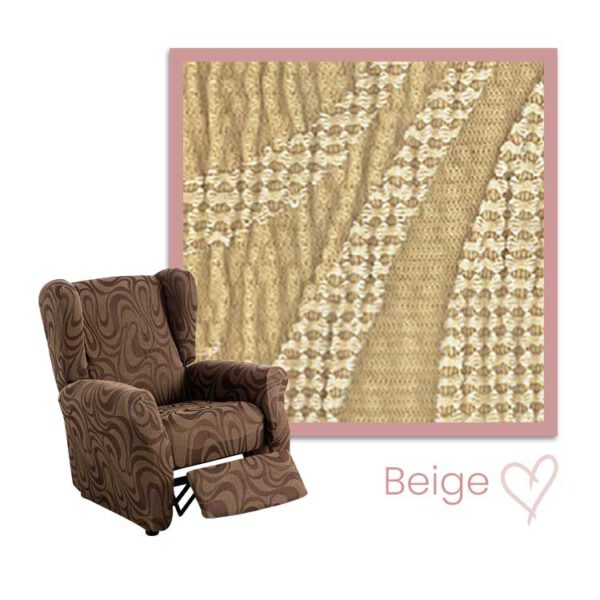 Kleurstaal Danubio Recline Fauteuil Beige