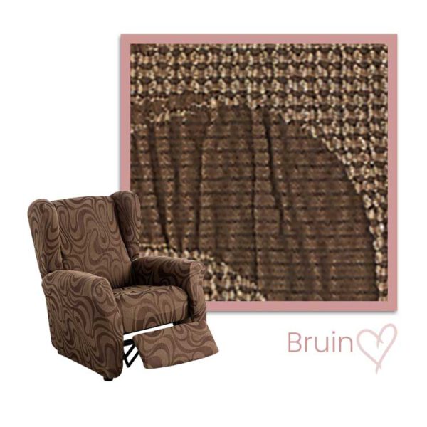 Kleurstaal Danubio Recline Fauteuil Bruin