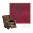 Kleurstaal Danubio Recline Fauteuil Rood