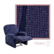 Kleurstaal Danubio Relax Fauteuil Paars