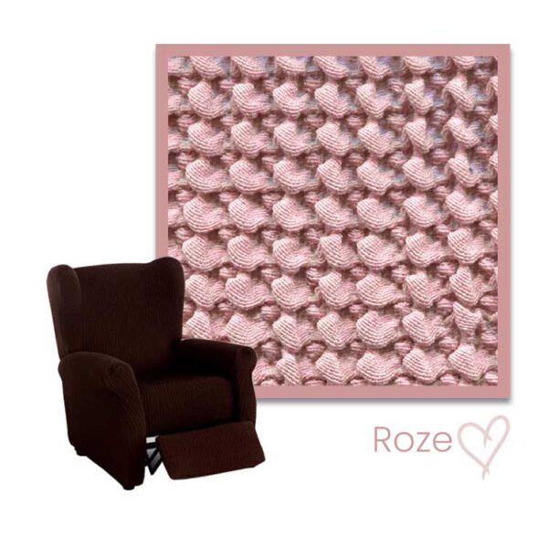 Kleurstaal Milos Recline Fauteuil roze