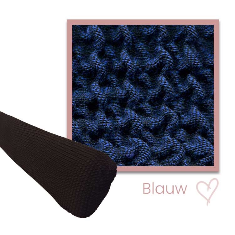 Milos Stoffen hoofdsteun - Blauw