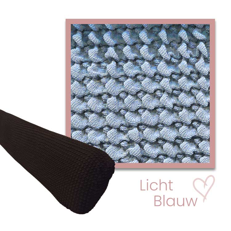 Milos Stoffen hoofdsteun - Lichtblauw