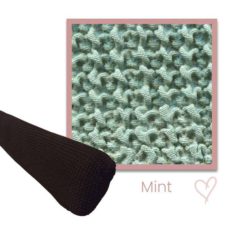 Milos Stoffen hoofdsteun - Mint