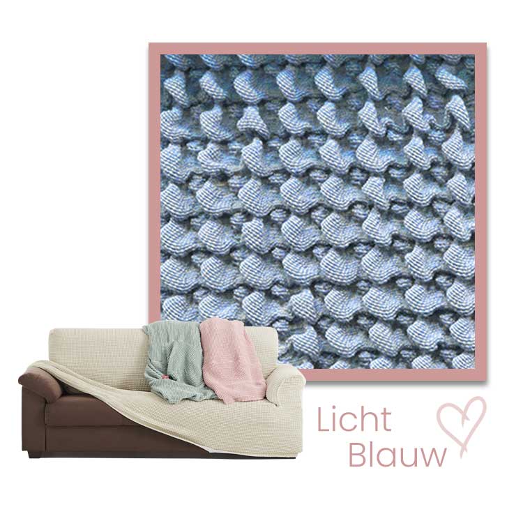 Milos Stoffen - Lichtblauw