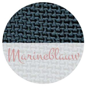 Milan ronde kleurstaal marineblauw