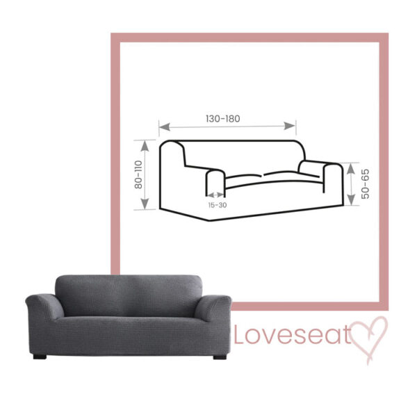 Afmeting Bankhoes Milos Loveseat