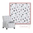 Cactus Quilts Fauteuilbeschermer Kleurstaal