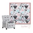 Surfer Quilts Fauteuilbeschermer Kleurstaal