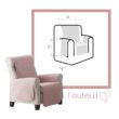 Afmetingen Fauteuilbeschermer Sweet Duo Quilts