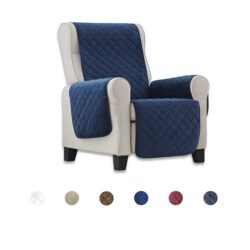 Fauteuilbeschermer Velvet Quilt Kleurbolletjes