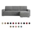 Bankhoes Bali Chaise Longue Rechts met kleurbolletjes